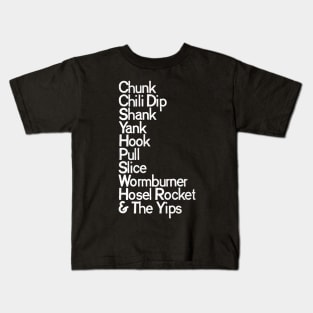 Golf's Dirty Words Kids T-Shirt